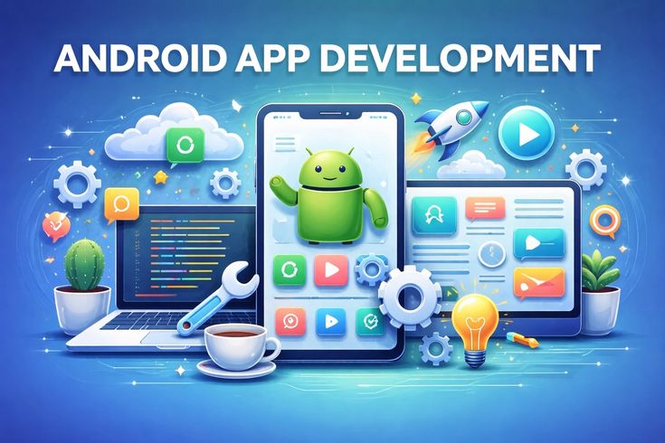 Professional Android app development services with modern user experience