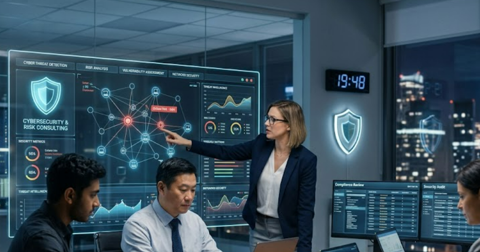 Cybersecurity consulting and risk assessment services for enterprises
