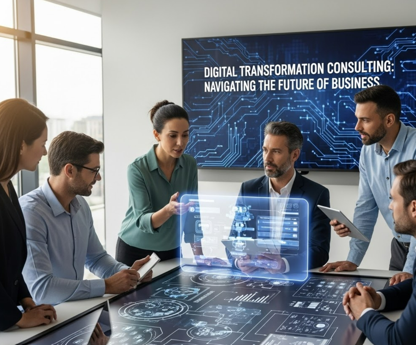 Digital transformation consulting services for business modernization and growth