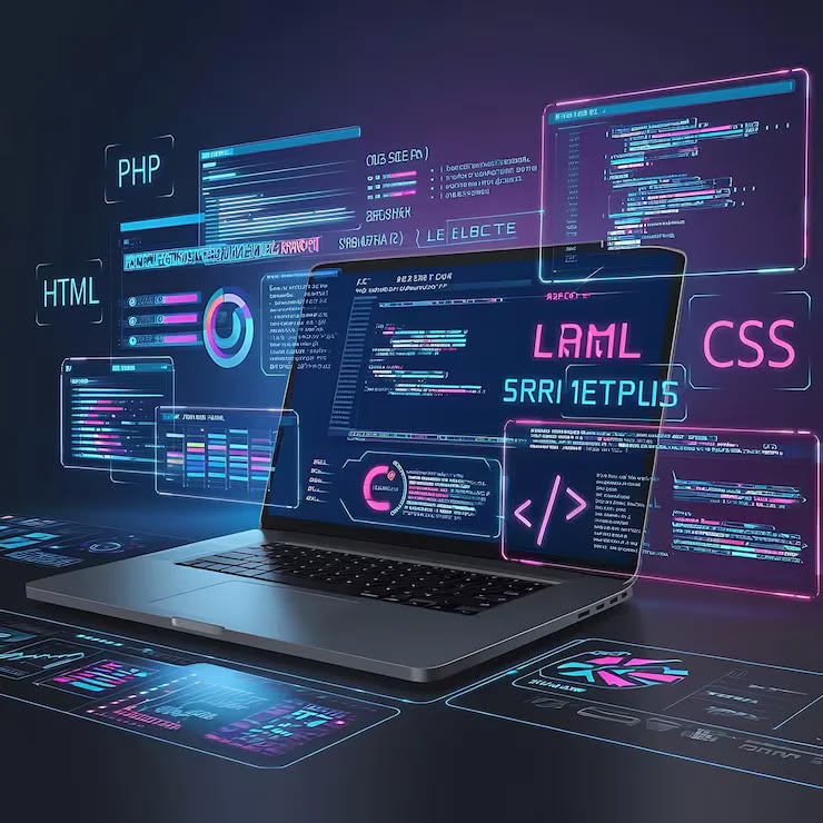 Custom dynamic website development with scalable backend solutions